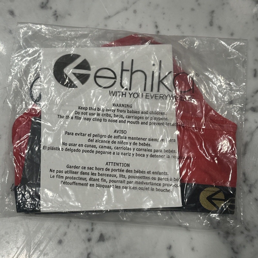 ETHIKA Bralette Women's M Red Bra Spaghetti Strap Razor Back Cotton - Picture 8 of 10